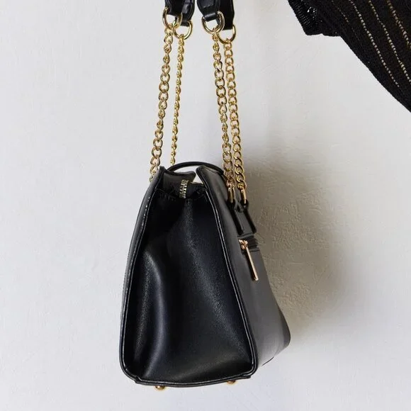 NWT David Jones Quilted PU Leather Handbag - Picture 3 of 5